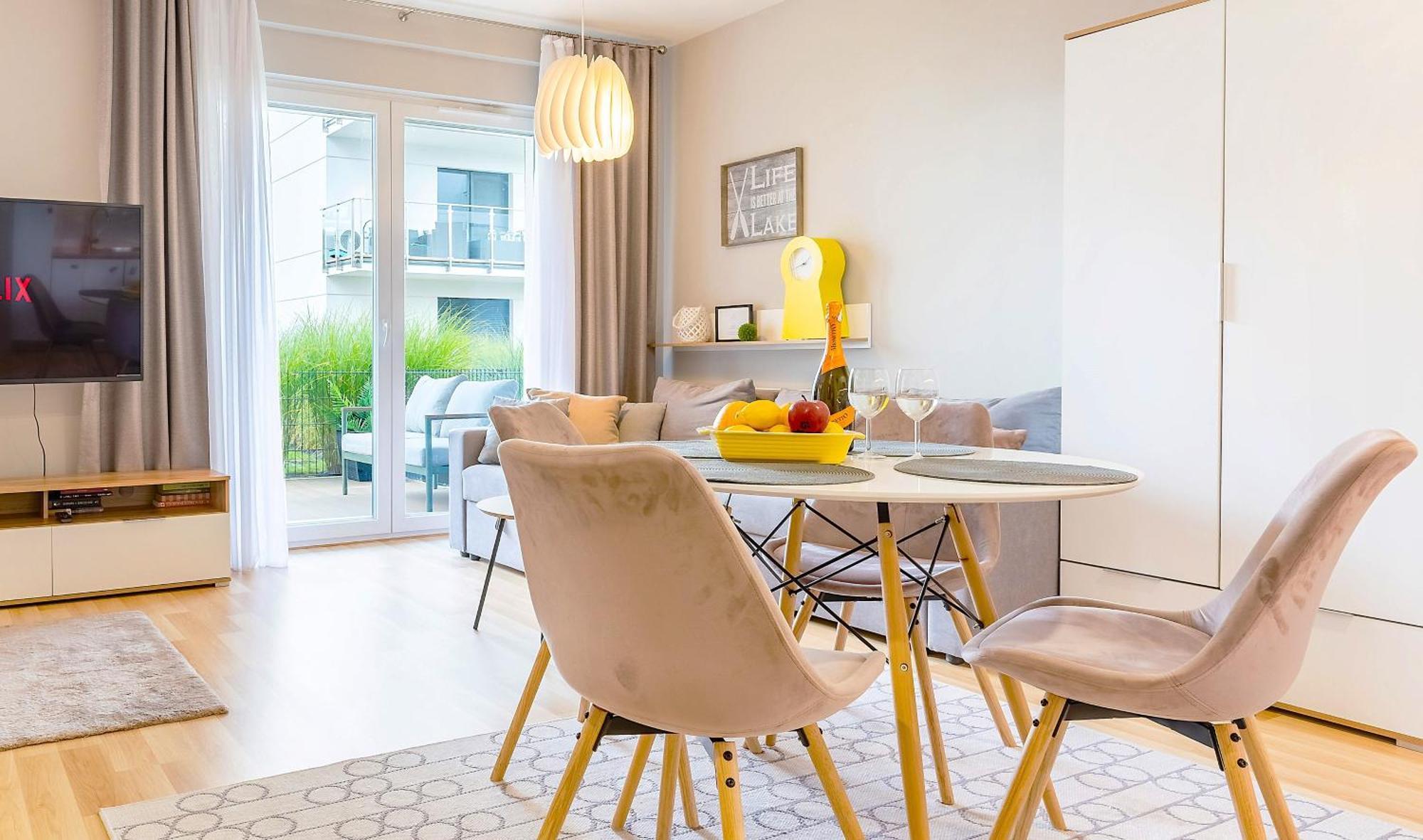 Marina Apartment - Przy Jeziorze, Taras, Tv55" Z Netflix I Prime, Parking Ilawa Luaran gambar